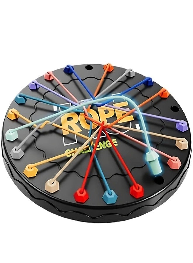 Bindex Rope Untangling Puzzle Game for Kids & Adults | 10-in-1 Twisted Rope Brain Teaser Set | Educational Strategy Toy for Family, Travel & Party Fun | Multi-Level Logic & Skill Challenge - Image 4